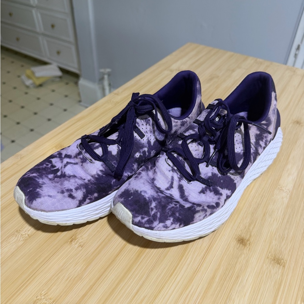 NoBull Purple / Wisteria Tie-Dye Mens Ripstop Running Shoes - Size 10